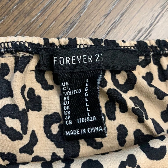 Forever 21 leopard print cropped cami top - Picture 14 of 17